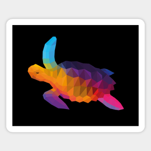Rainbow Turtle Magnet